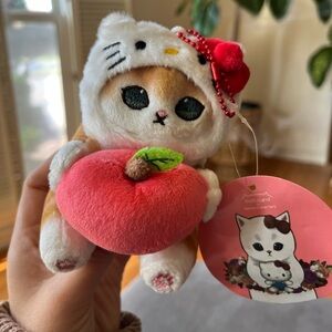 Mofusand x Hello Kitty Bag Charm key chain